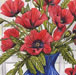 Painting - Red Poppies With Pot