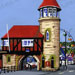 Painting - Toll House Scarborough - Landscape