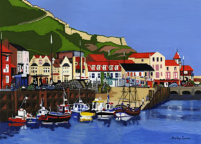 Hispaniola and Friends - Scarborough on marilynspenceartist.co.uk