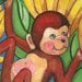 Painting - Monkey With Bananas