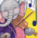 Painting - Musical Elephants 'Playing The Violin & Cello'