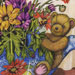 Painting - Teddies In Watering Can With Flowers