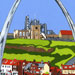 Painting - Archway With A Difference - Whitby Whale Bones & Abbey